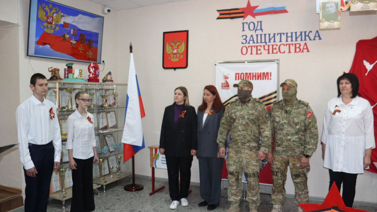 Торжественное открытие Парты Героя.